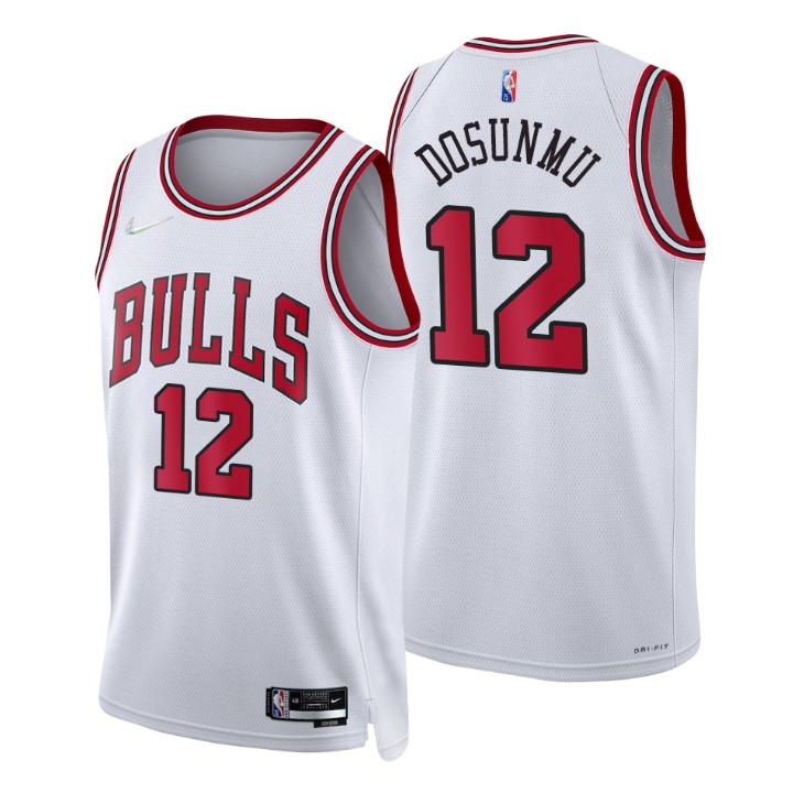 Chicago Bulls Ayo Dosunmu 75th Anniversary Diamond Basketball Jersey Association