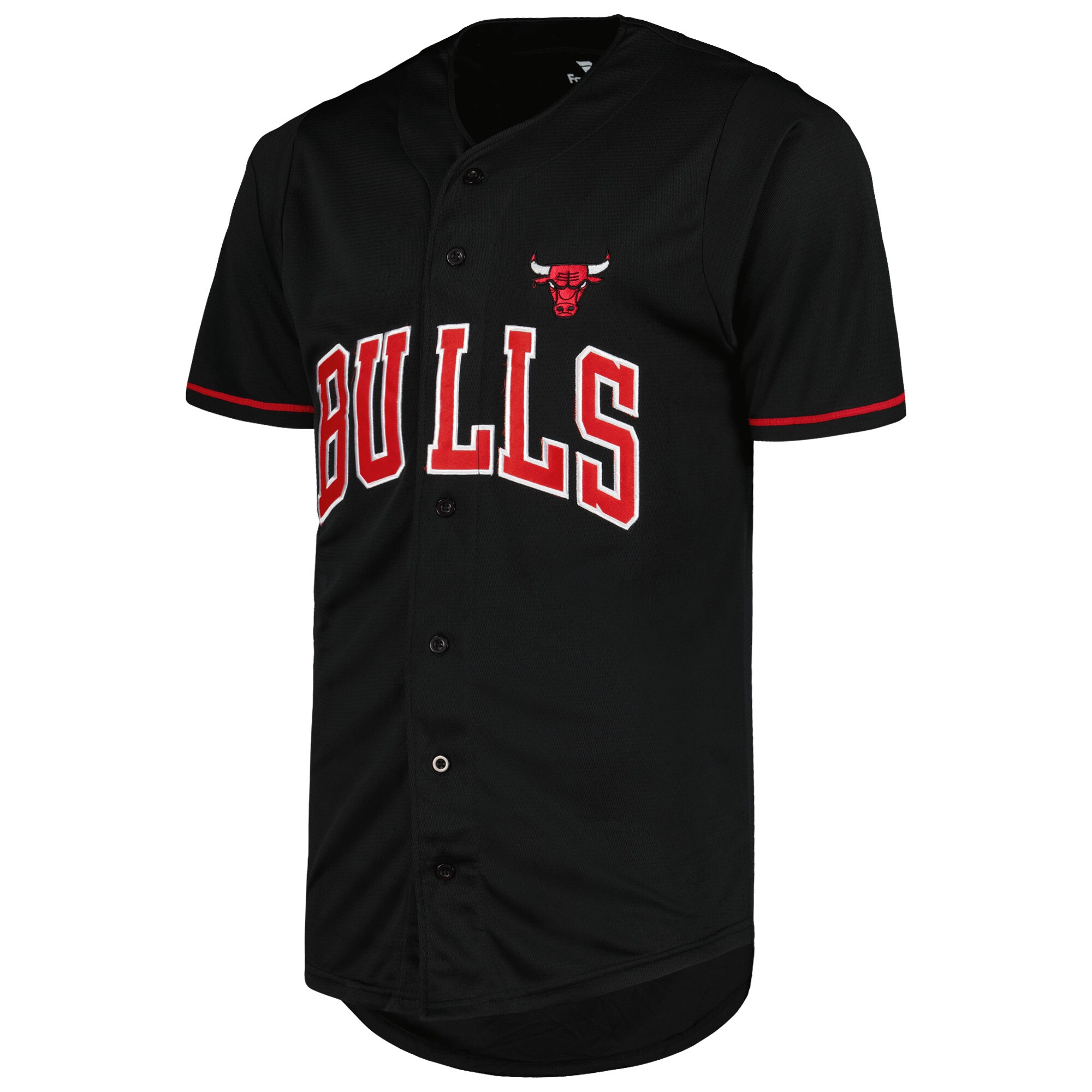 Alternative view of Chicago Bulls Fanatics Pop Baseball Basketball Jersey - Black