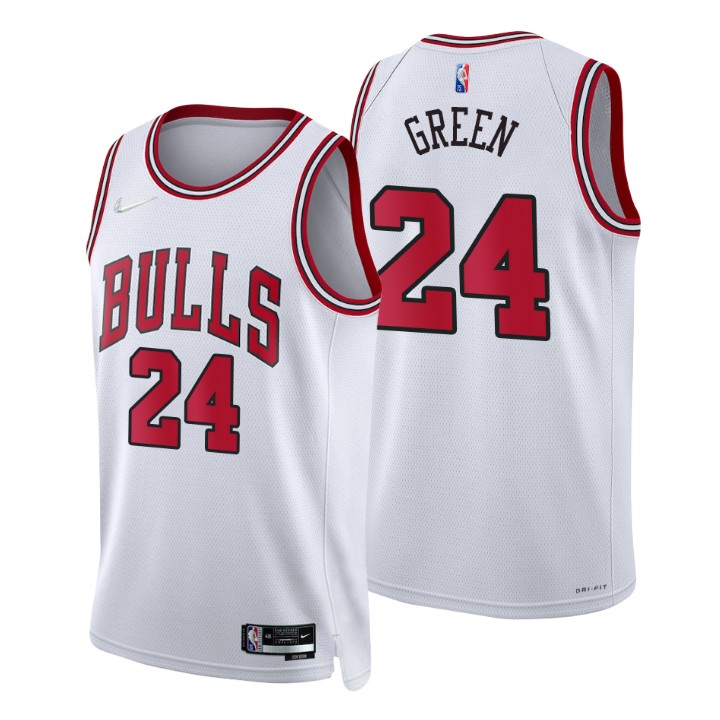 Chicago Bulls Javonte Green 75th Anniversary Diamond Basketball Jersey Association