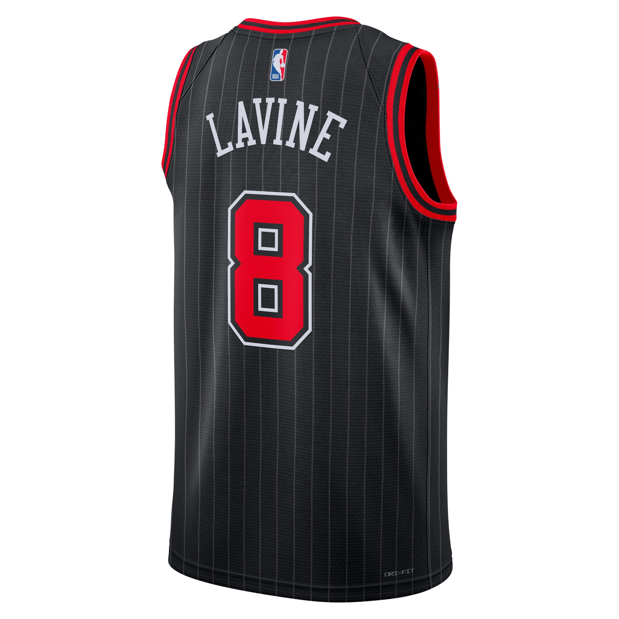 Alternative view of Chicago Bulls Jordan Statement Edition Swingman Basketball Jersey - Black - Zach LaVine - Unisex - JS313 