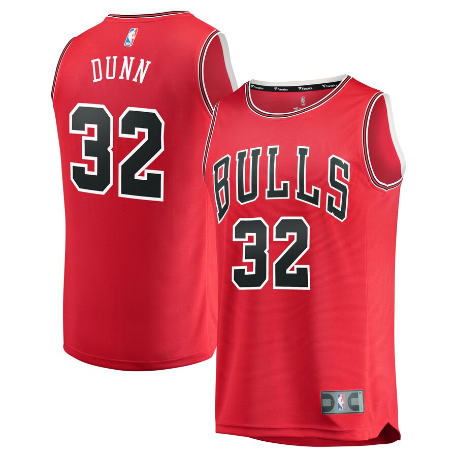 Chicago Bulls Kris Dunn Fanatics Branded Youth Fast Break Player Basketball Jersey - Icon Edition - Red