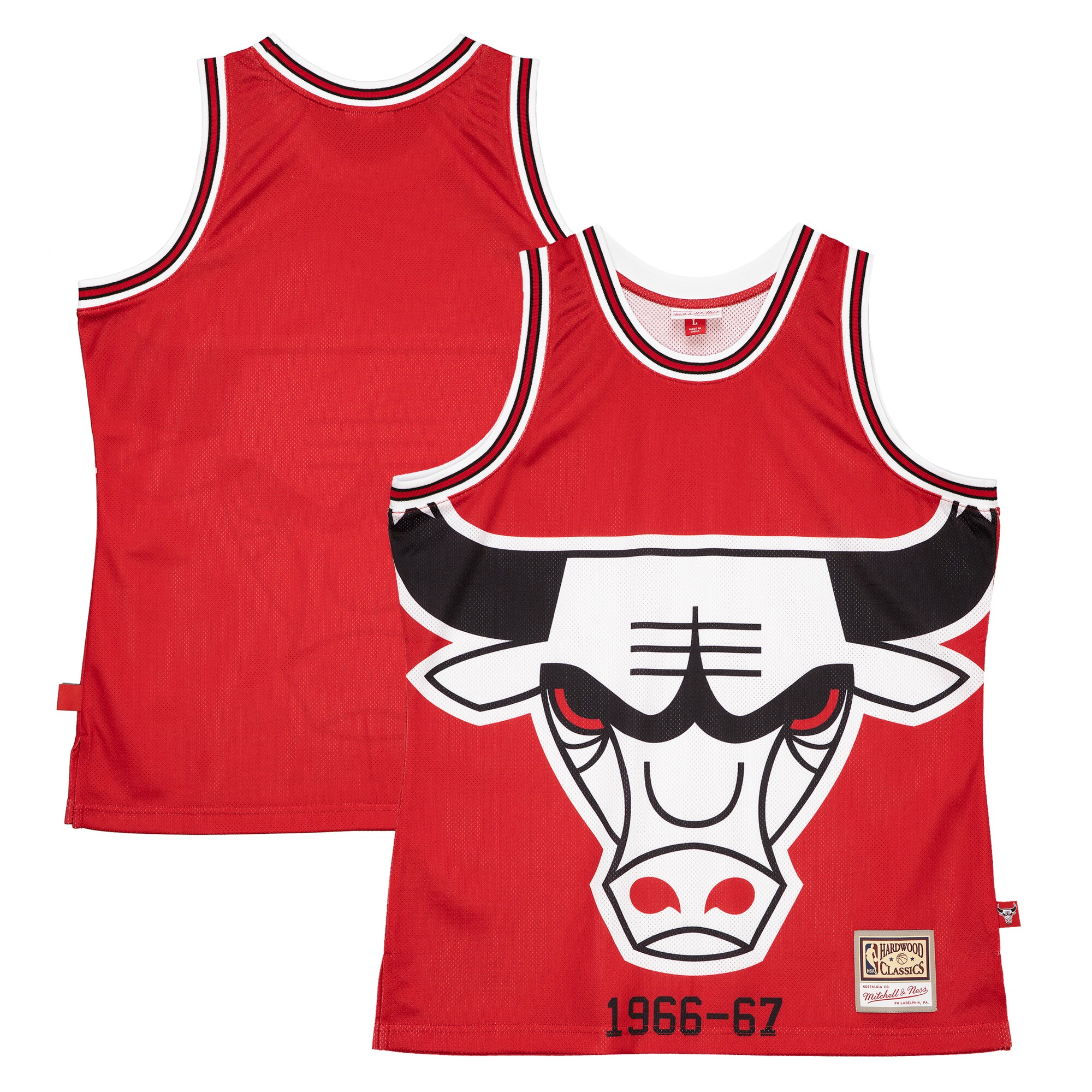 Chicago Bulls Mitchell & Ness Hardwood Classics Blown Out Fashion Basketball Jersey - Red