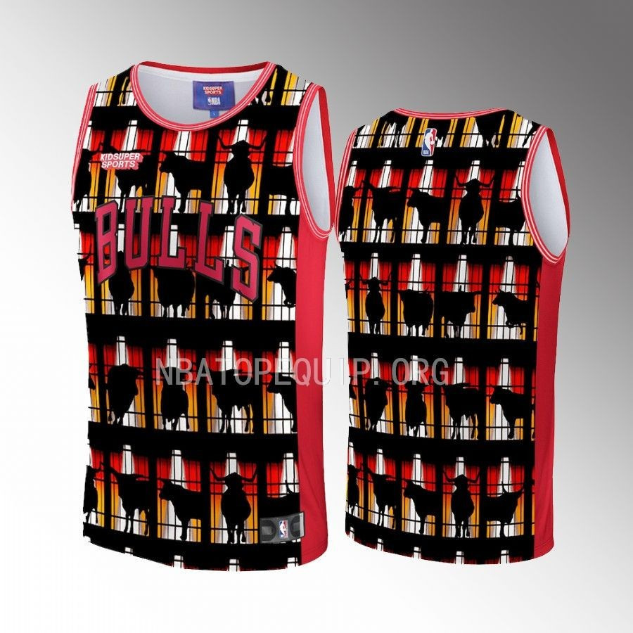 Chicago Bulls NBA & KidSuper Studios Unisex Hometown Basketball Jersey - JS784 