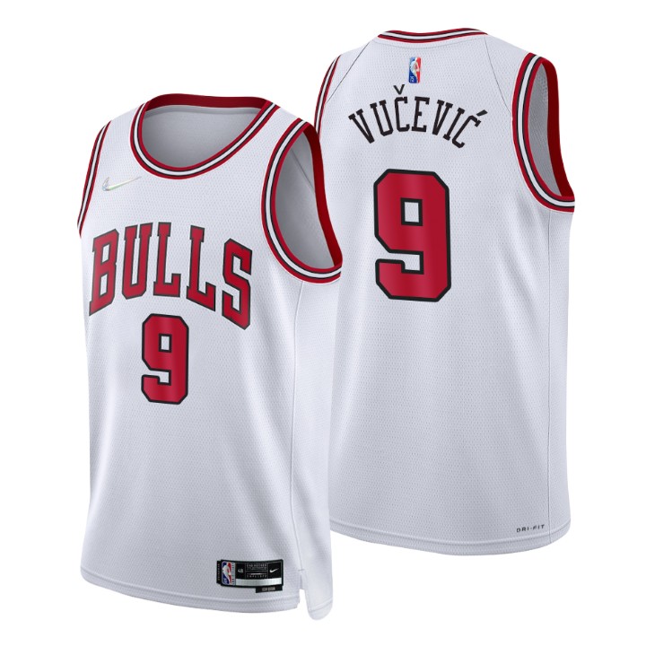 Chicago Bulls Nikola Vucevic 75th Anniversary Diamond Basketball Jersey Association