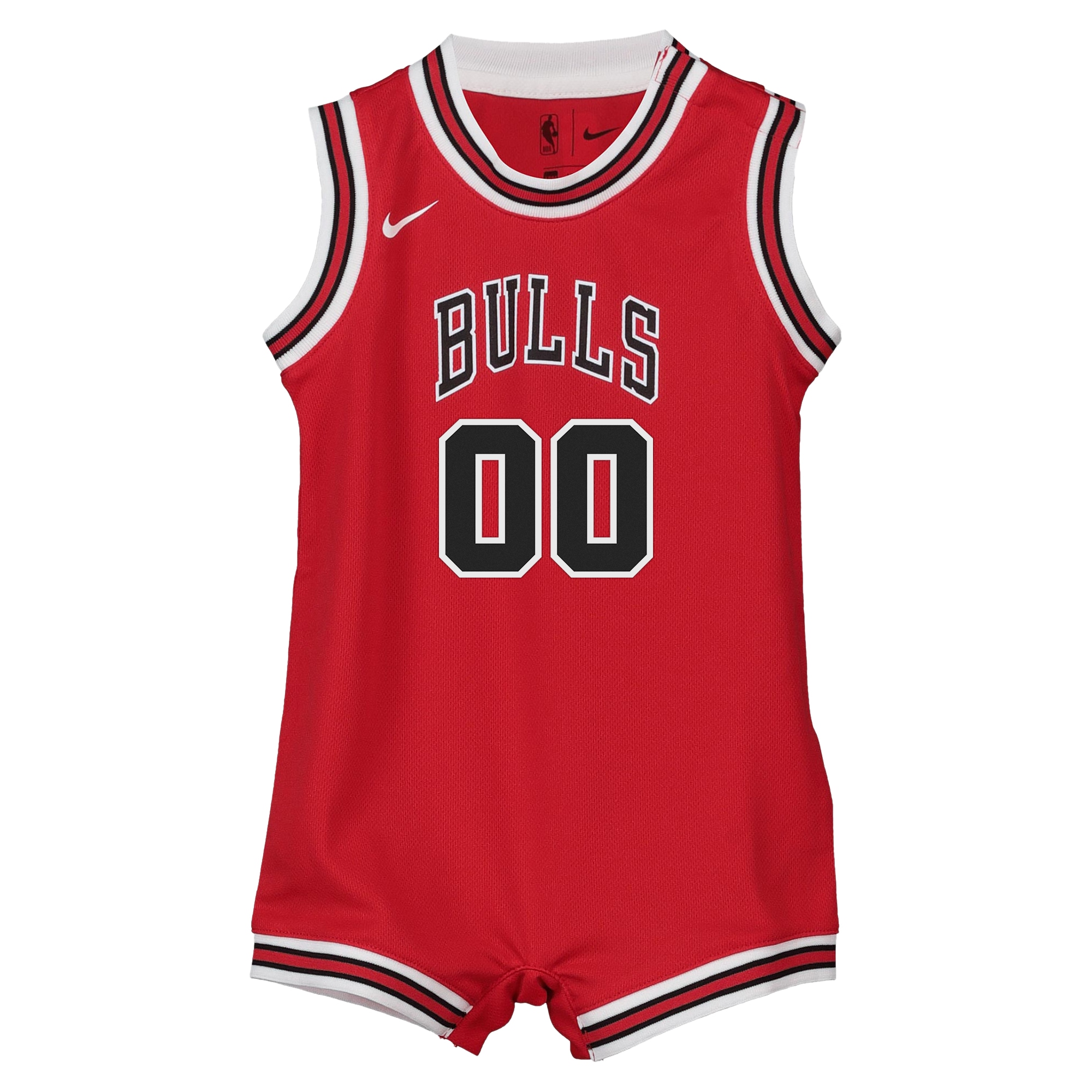 Alternative view of Chicago Bulls Onesie Basketball Jersey - Custom - Infant - JS332 