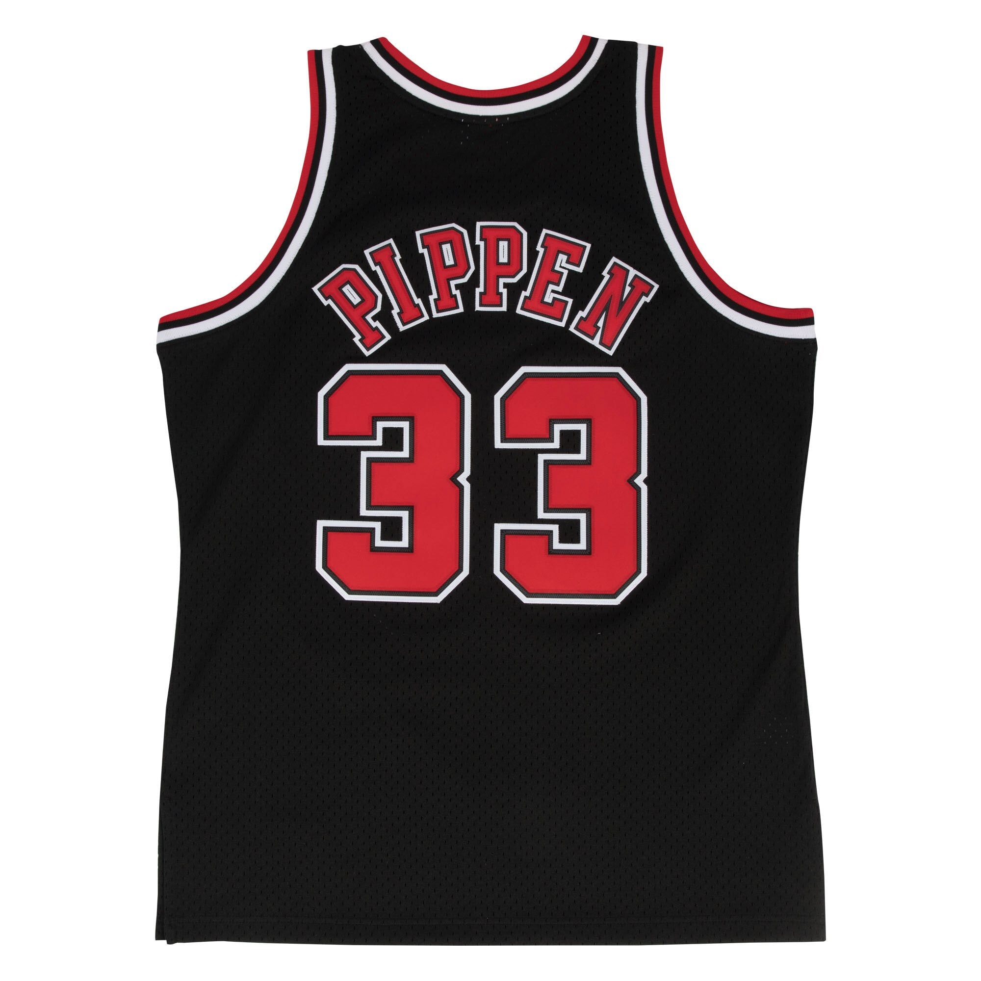 Chicago Bulls Scottie Pippen 1997-98 Hardwood Classics Alternate Swingman Basketball Jersey By Mitchell & Ness - Black - Mens - JS684 