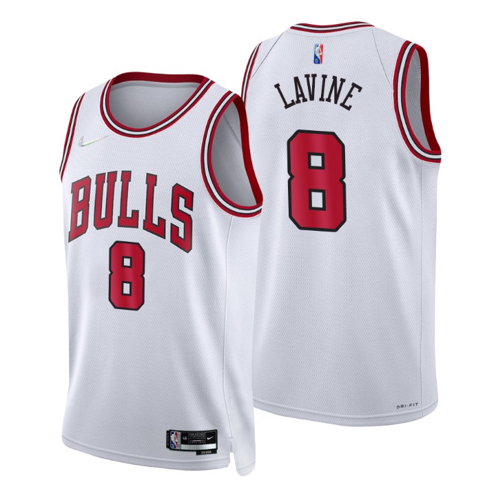 Chicago Bulls Zach Lavine 75th Anniversary Diamond Basketball Jersey Association