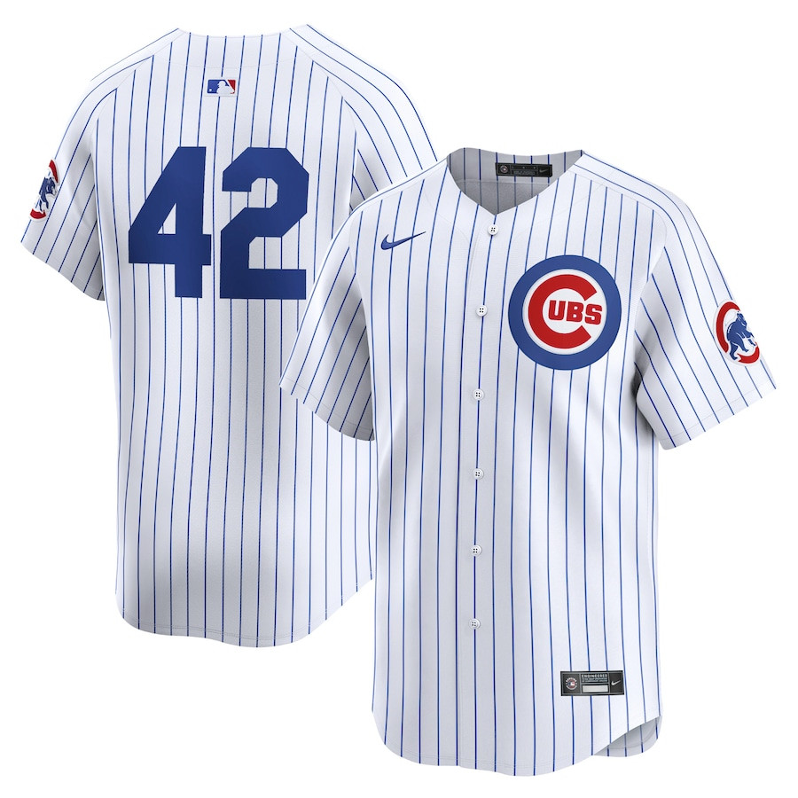 Chicago Cubs 2024 Jackie Robinson Day Home Men Limited Baseball Jersey - White