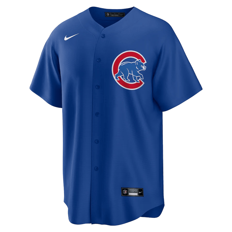 Alternative view of Chicago Cubs Alternate Men Baseball Jersey - Royal