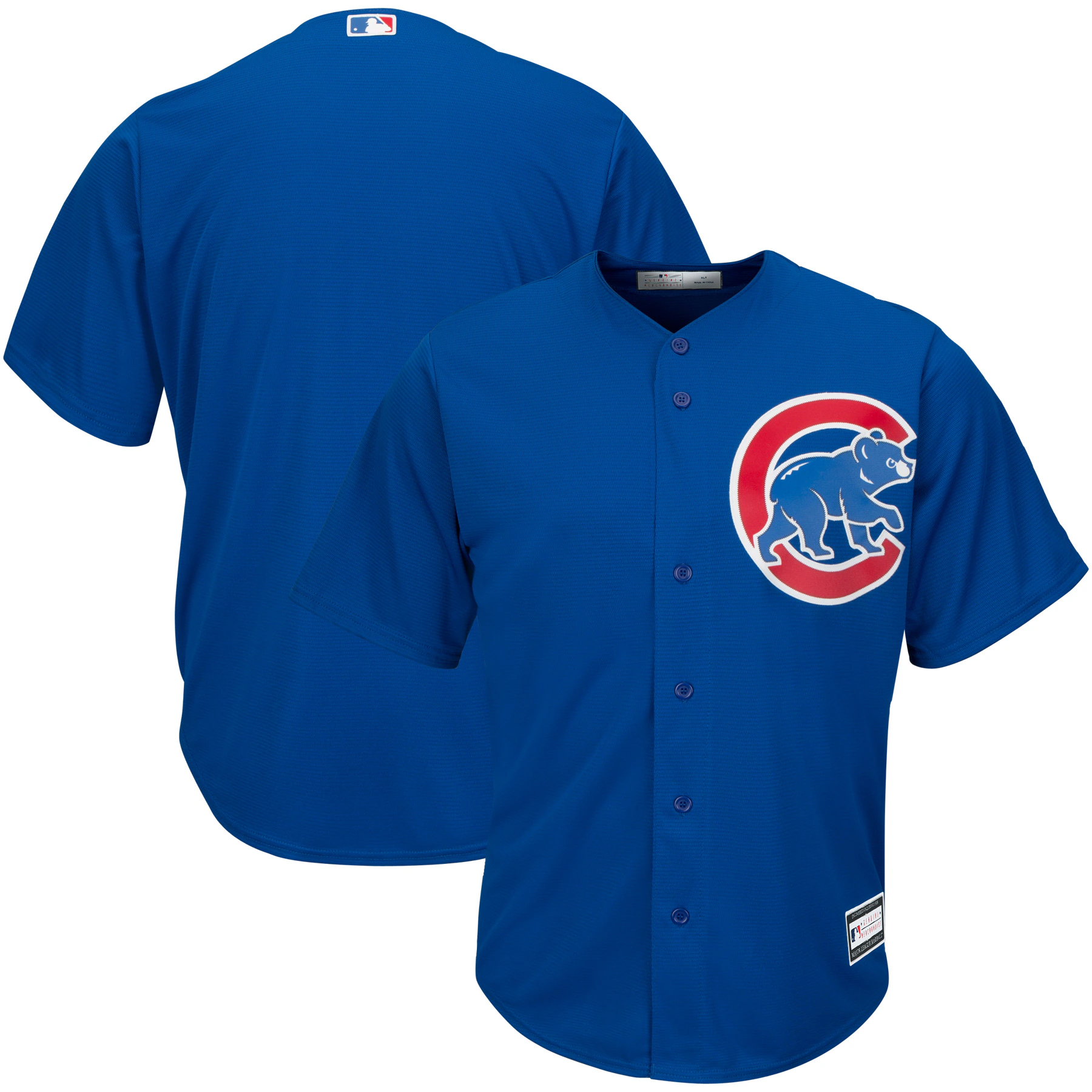 Chicago Cubs Big & Tall Replica Team Baseball Jersey – Royal