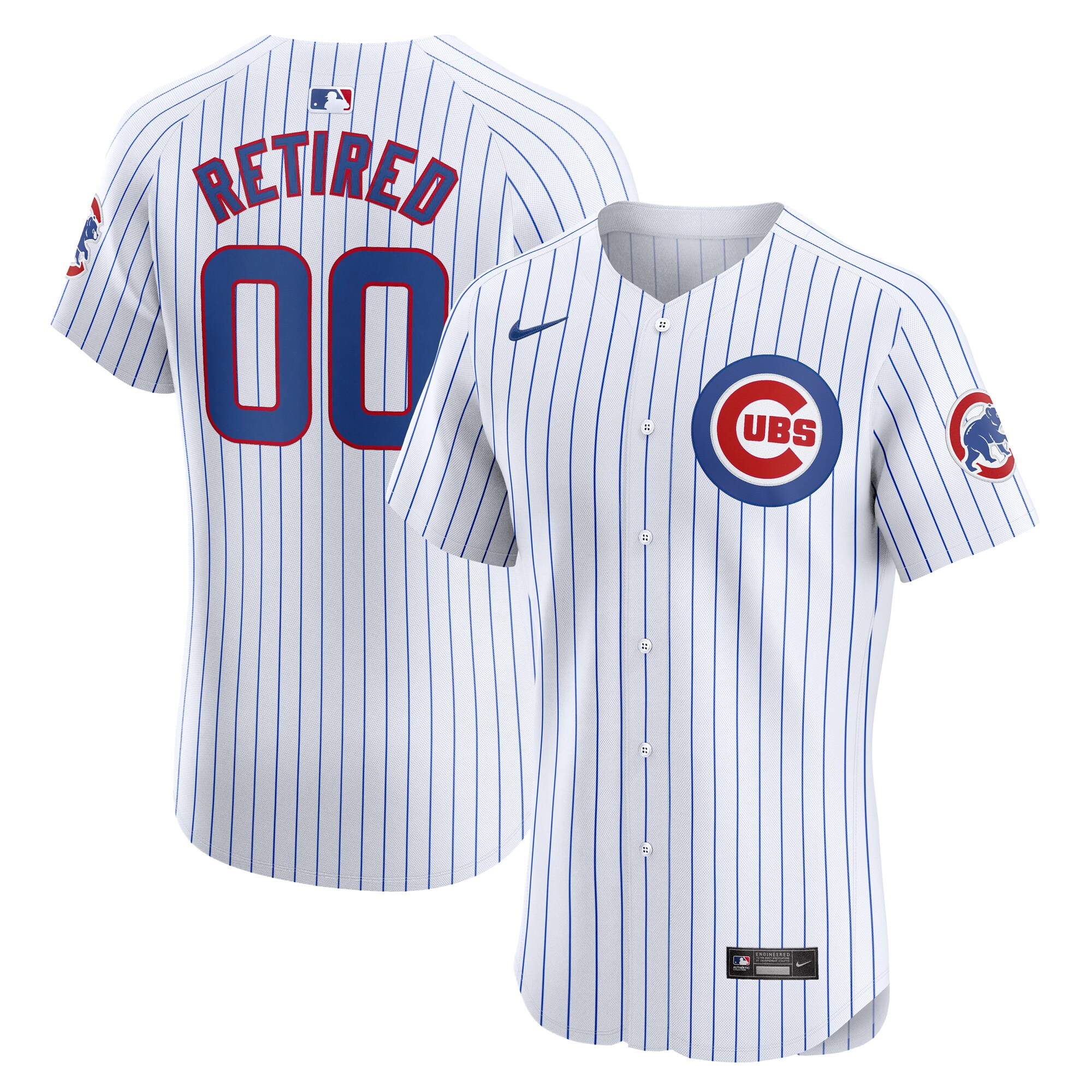 Chicago Cubs Home Elite Pick-a-player Retired Roster Baseball Jersey - White
