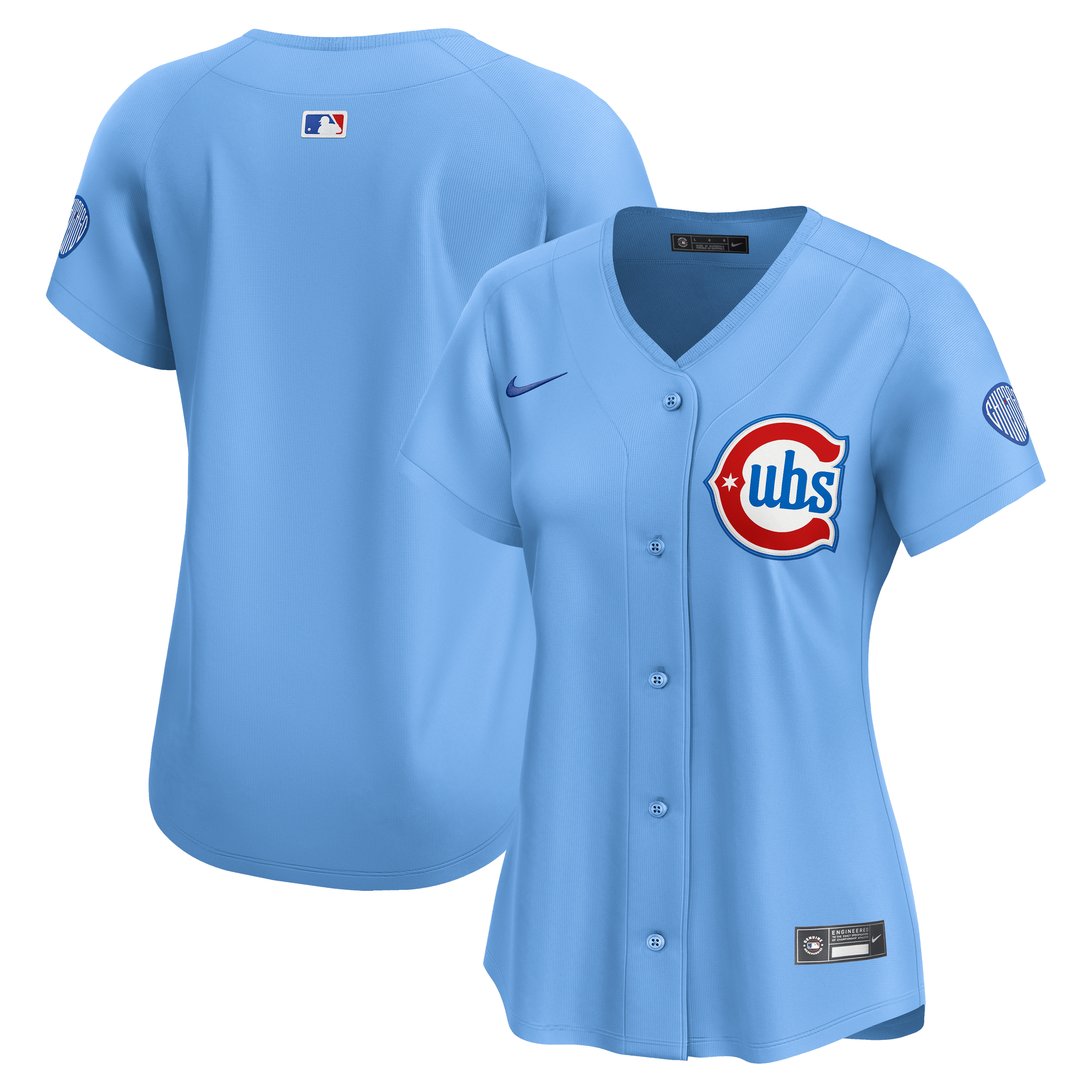 Chicago Cubs Limited Alternate 2 Women Jersey - Baby Blue
