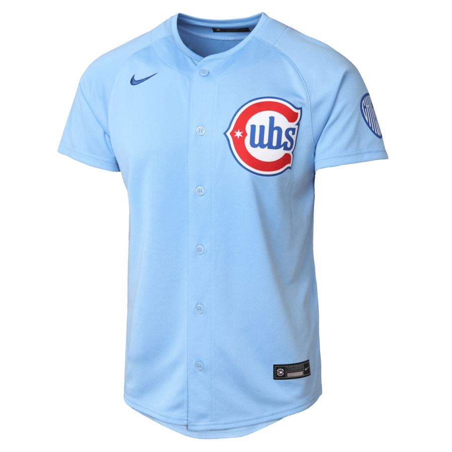 Alternative view of Chicago Cubs Limited Alternate 2 YOUTH Jersey - Baby Blue