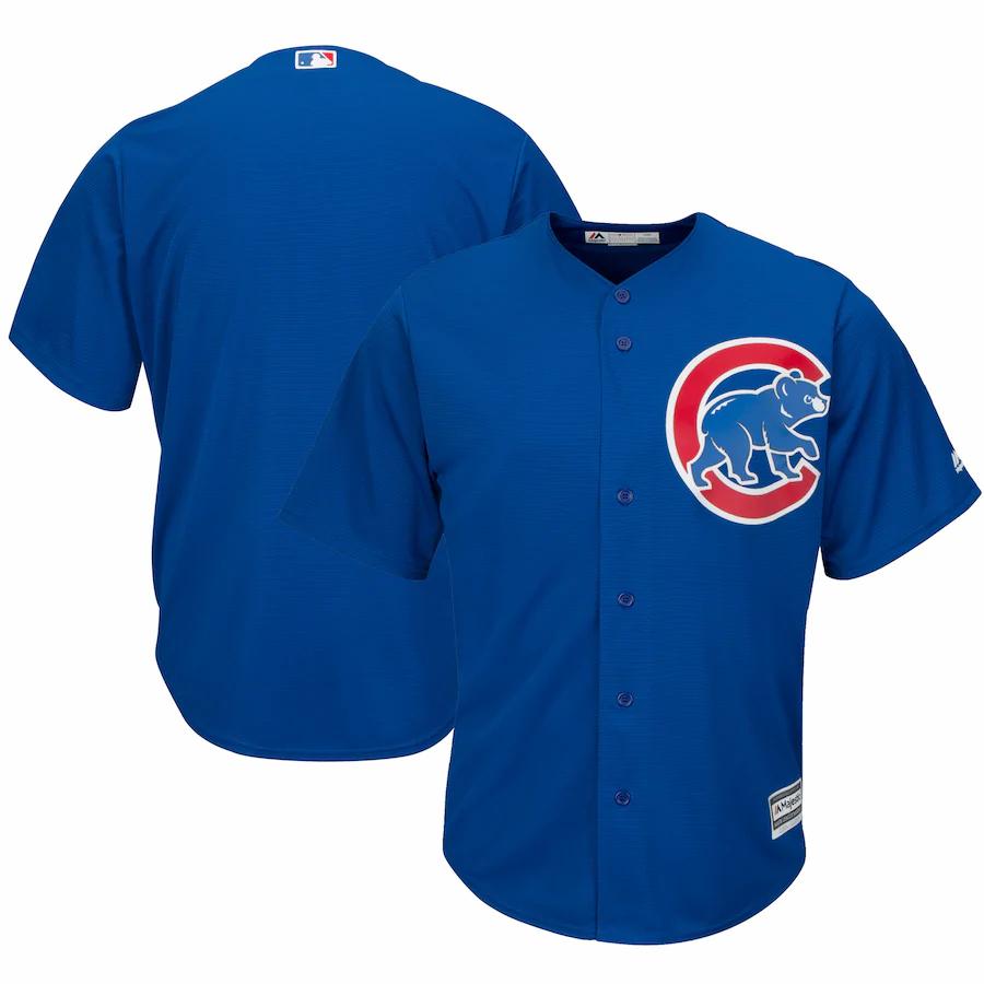 Chicago Cubs Majestic Official Cool Base Jersey – Royal