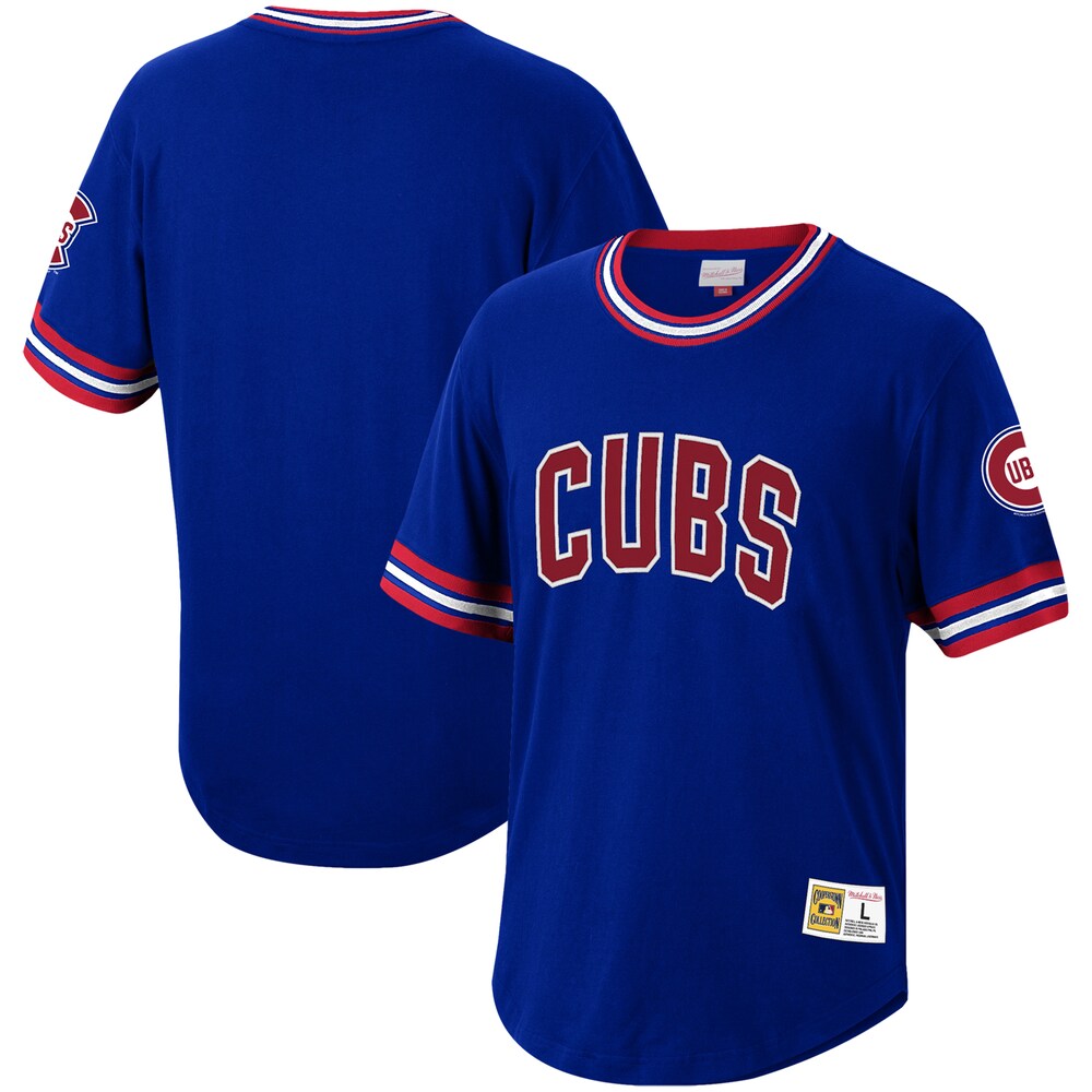 Chicago Cubs Mitchell & Ness Cooperstown Collection Wild Pitch Baseball Jersey T-shirt - Royal