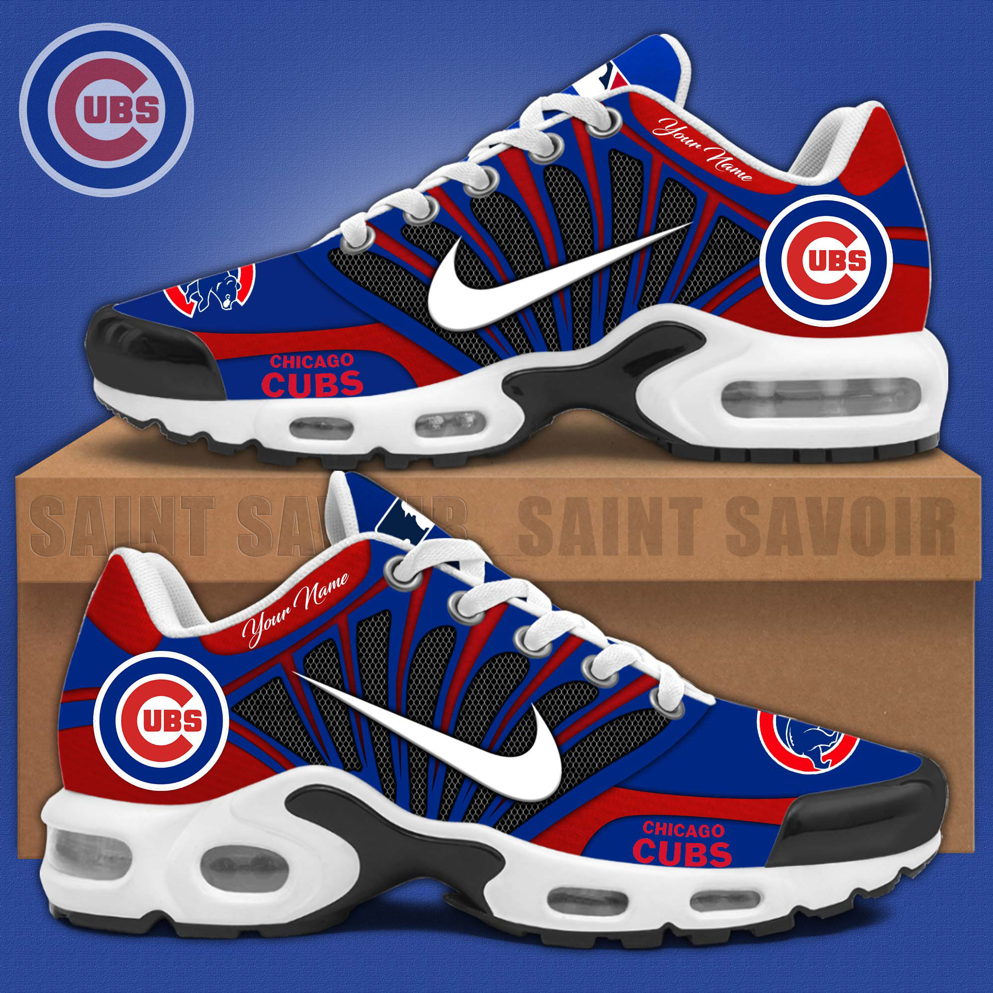 Chicago Cubs Mlb Air Max Plus Shoes