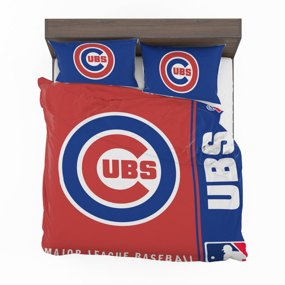 Alternative view of Chicago Cubs MLB Baseball National League Bedding Set - Custom Bedding Set