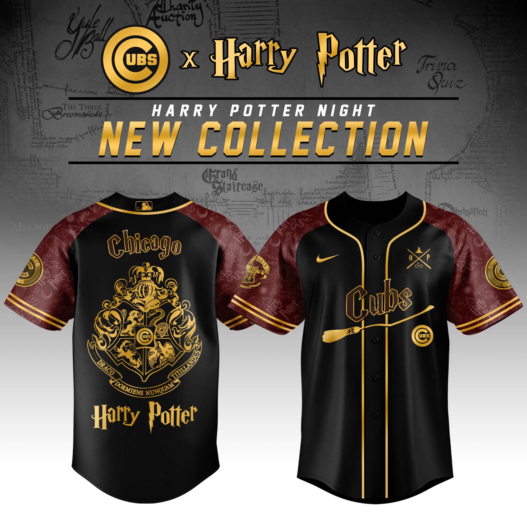 Chicago Cubs Mlb X Harry Potter Limited Edition Jersey 2025