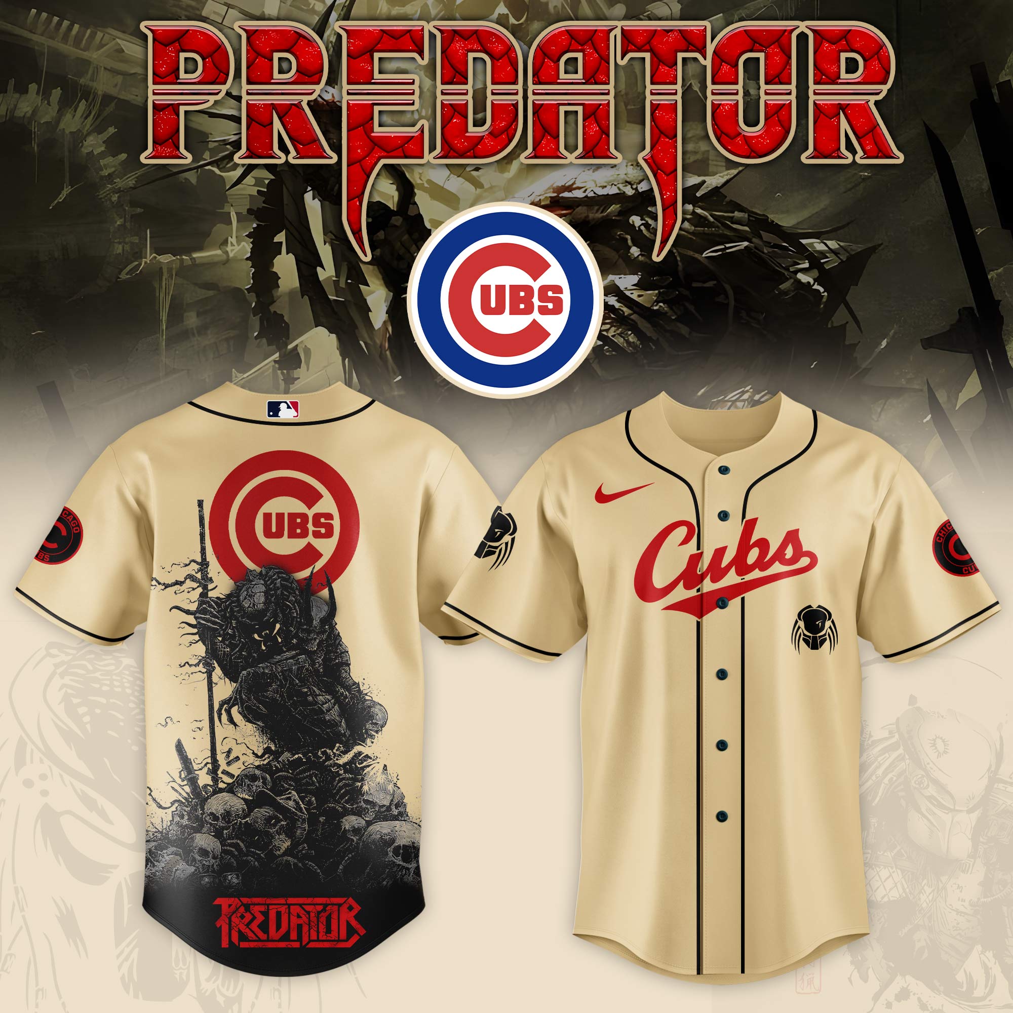 Chicago Cubs Mlb X Predator Baseball Jersey