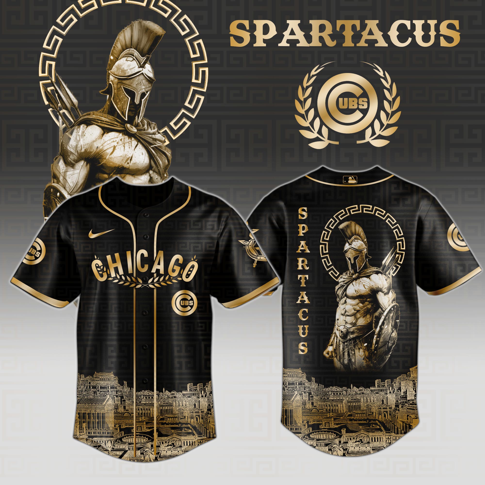 Chicago Cubs Mlb X Spartacus Glory Of The Arena Power Of The Game