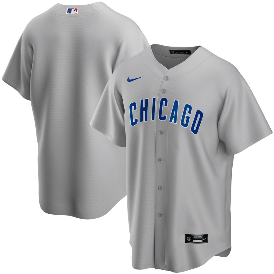 Chicago Cubs Road 2020 Replica Team Baseball Jersey ÃƒÂ¢Ã¢â€šÂ¬Ã¢â‚¬Å“ Gray