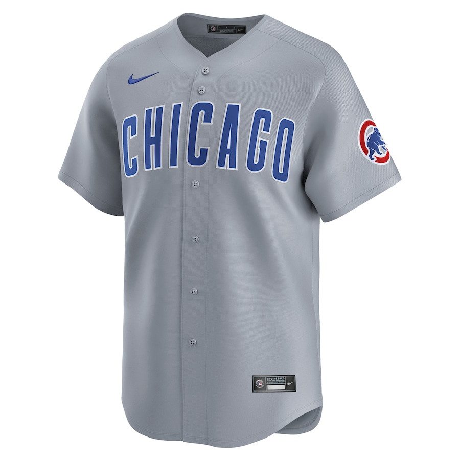 Alternative view of Chicago Cubs Road Limited Men Jersey - Gray
