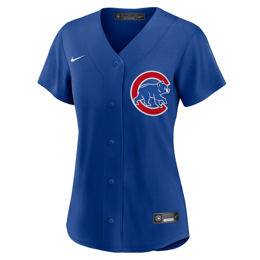 Alternative view of Chicago Cubs Women Alternate Baseball Jersey - Royal