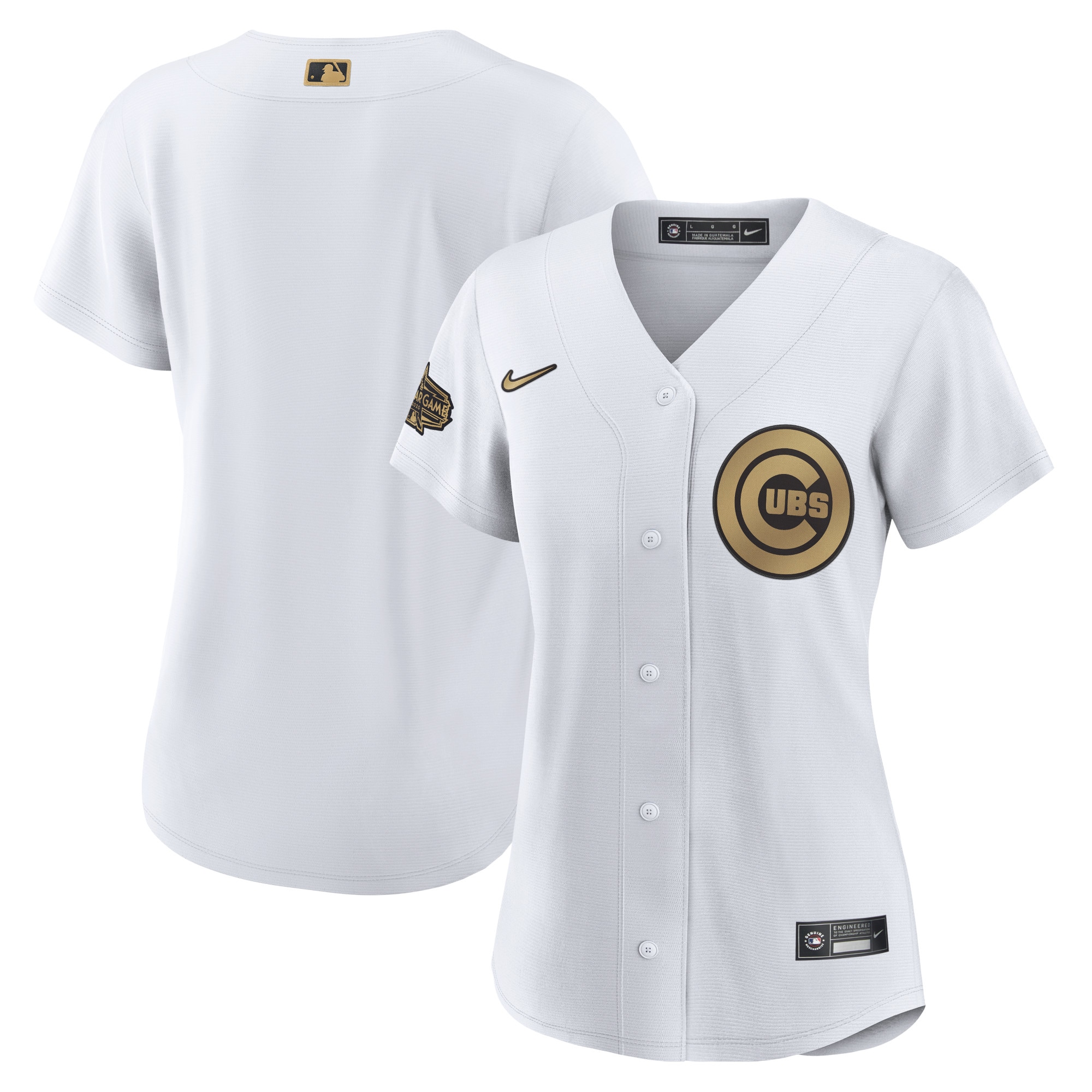 Chicago Cubs Women's 2022 Mlb All-star Game Replica Blank Baseball Jersey - White