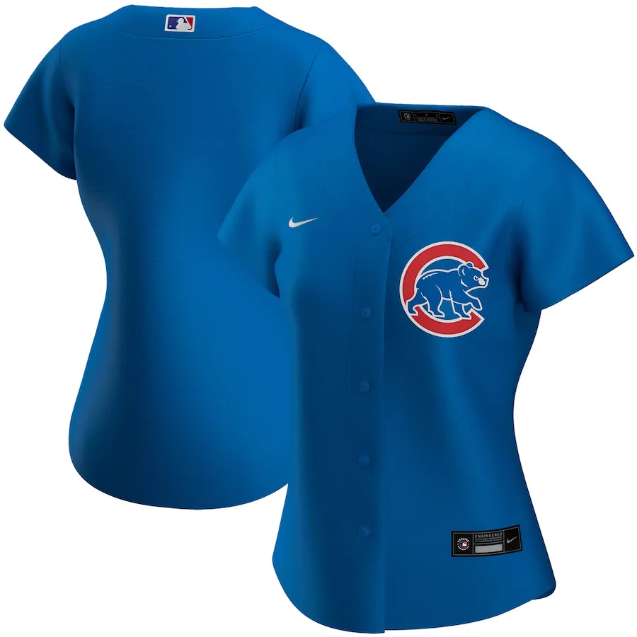 Chicago Cubs Women's Alternate 2020 Replica Team Baseball Jersey ÃƒÂ¢Ã¢â€šÂ¬Ã¢â‚¬Å“ Royal