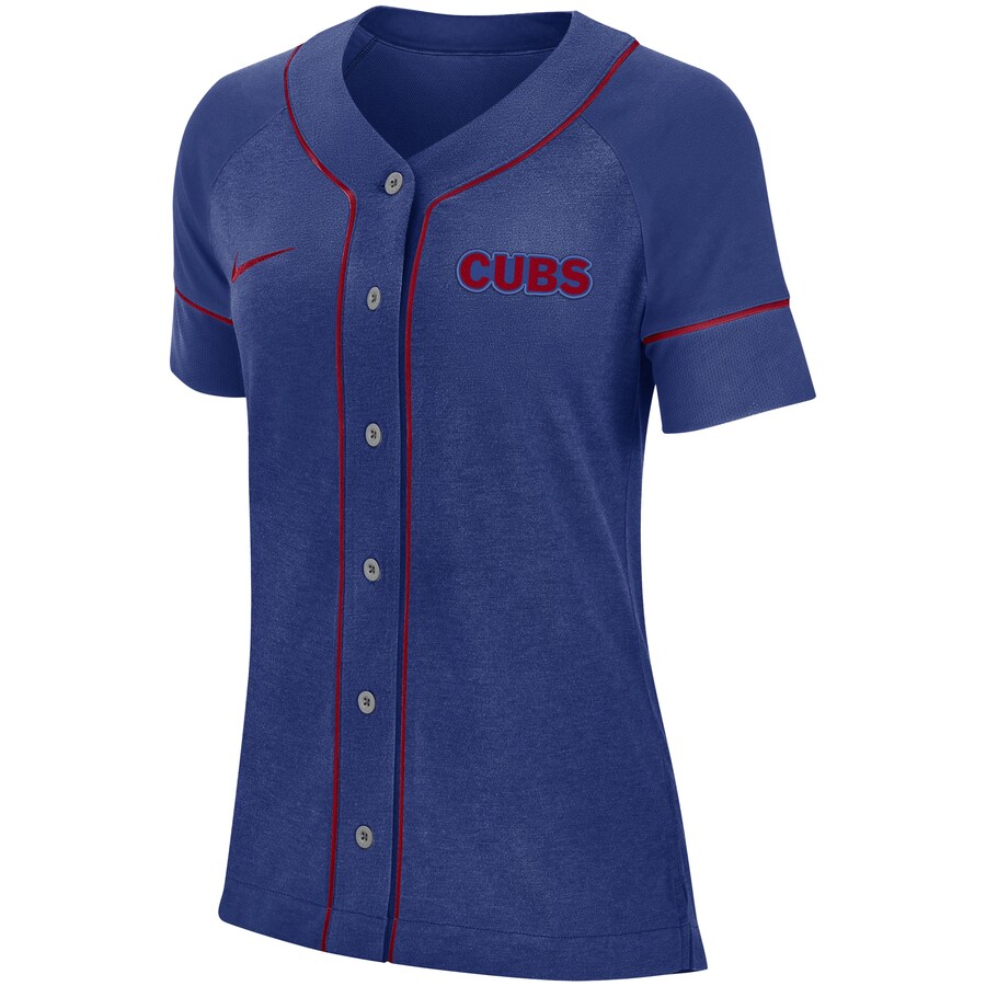 Alternative view of Chicago Cubs Women's Classic Baseball Jersey - Royal
