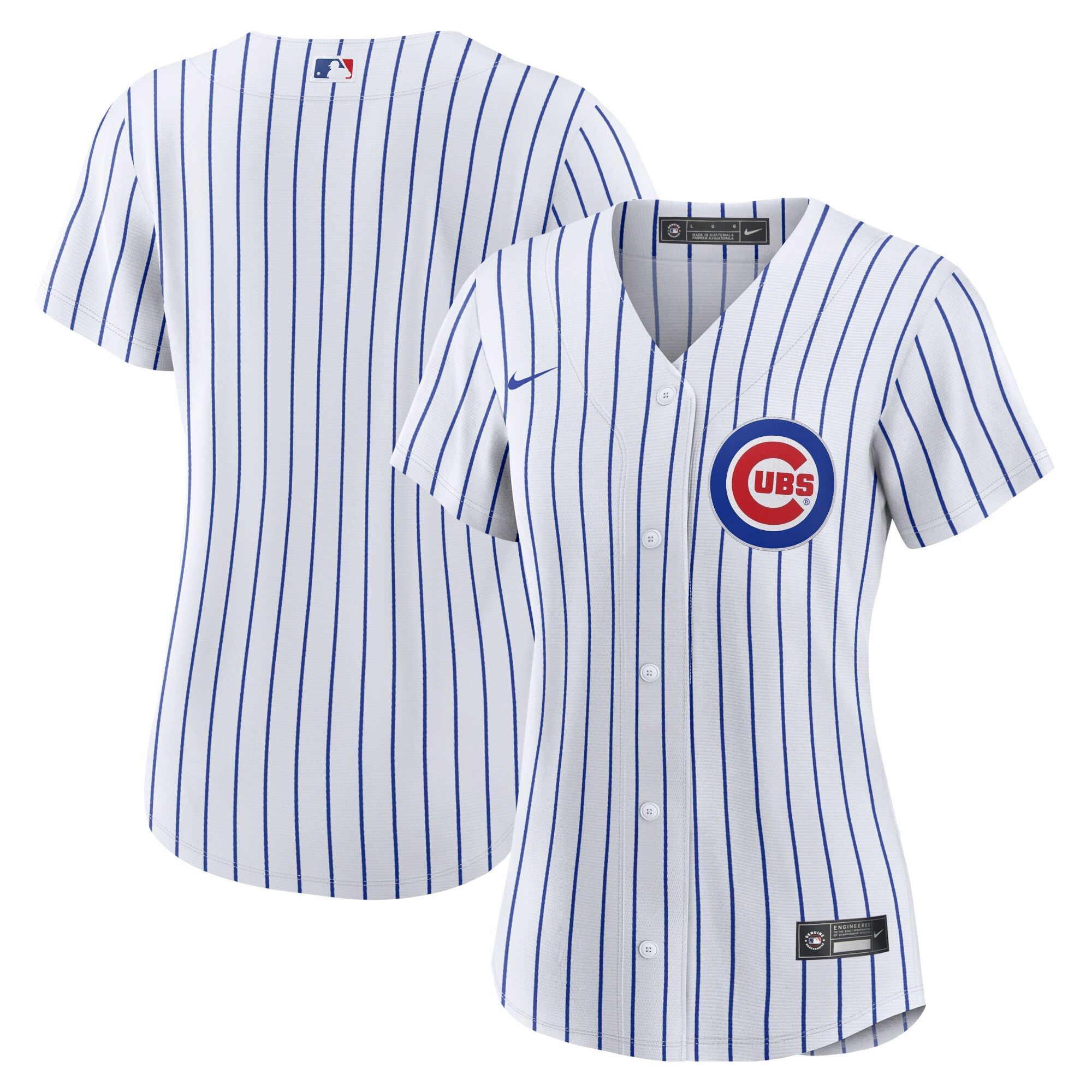 Alternative view of Chicago Cubs Women's Home Replica Team Jersey - White