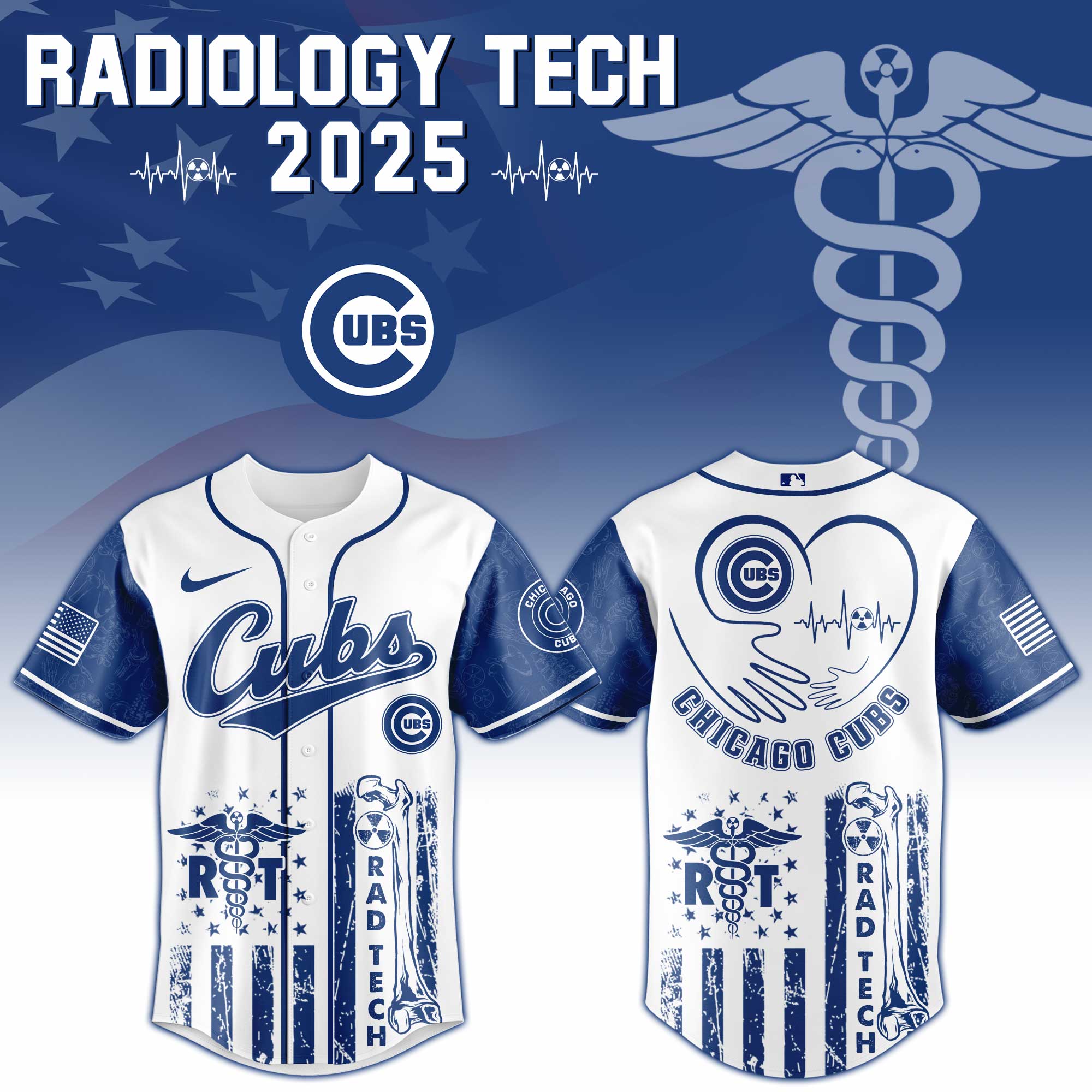Chicago Cubs X Radiology Tech Night Exclusive Design Jersey
