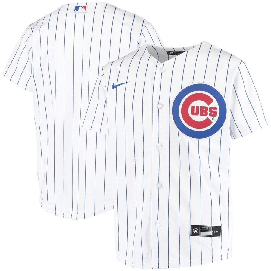 Chicago Cubs Youth Home 2020 Replica Team Jersey - White