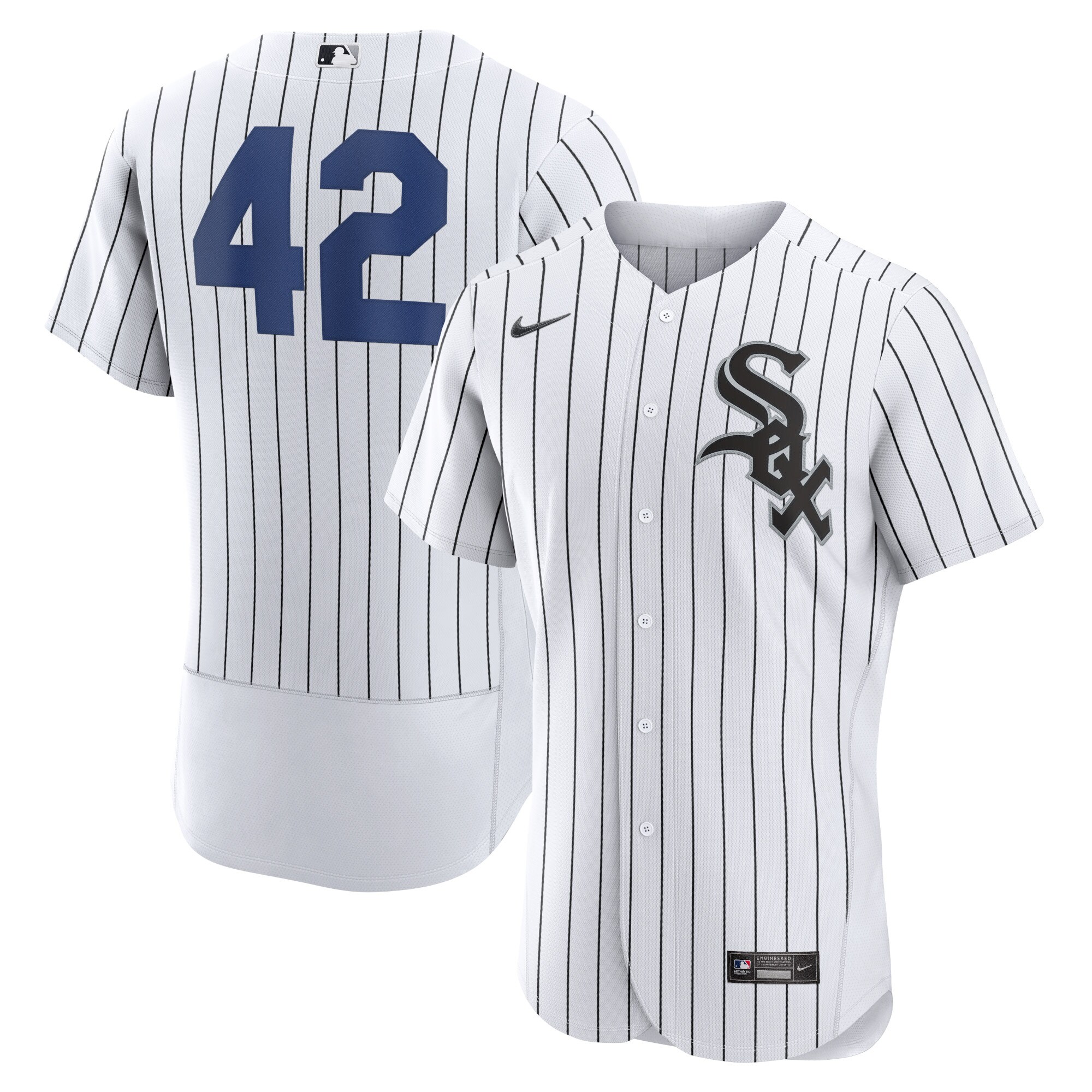 Alternative view of Chicago White Sox 2023 Jackie Robinson Day Authentic Jersey - White