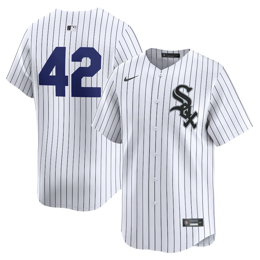 Chicago White Sox 2024 Jackie Robinson Day Home Men Limited Jersey - White