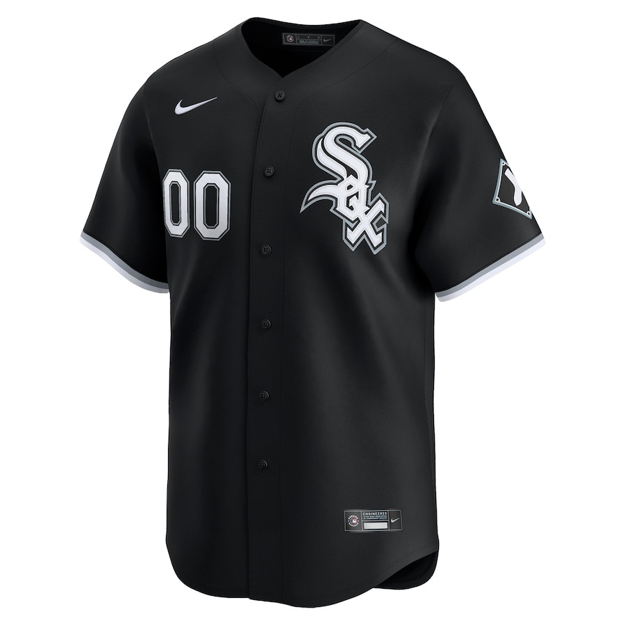 Alternative view of Chicago White Sox Alternate Limited Custom Men Jersey - Black
