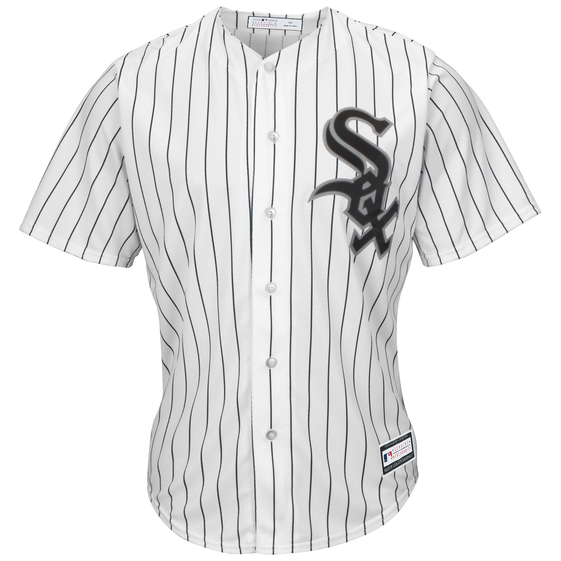 Alternative view of Chicago White Sox Big & Tall Replica Team Baseball Jersey - White