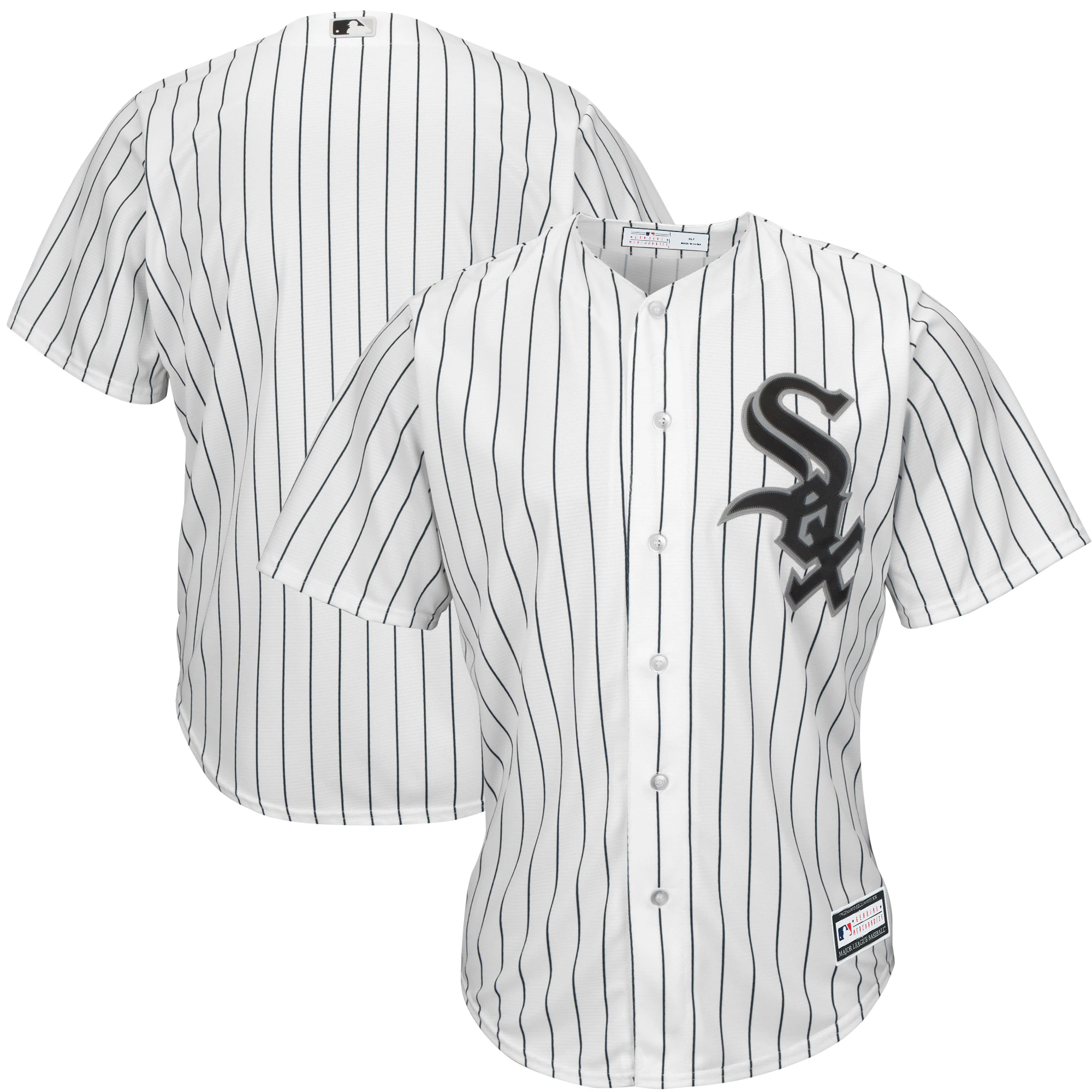Chicago White Sox Big & Tall Replica Team Baseball Jersey – White