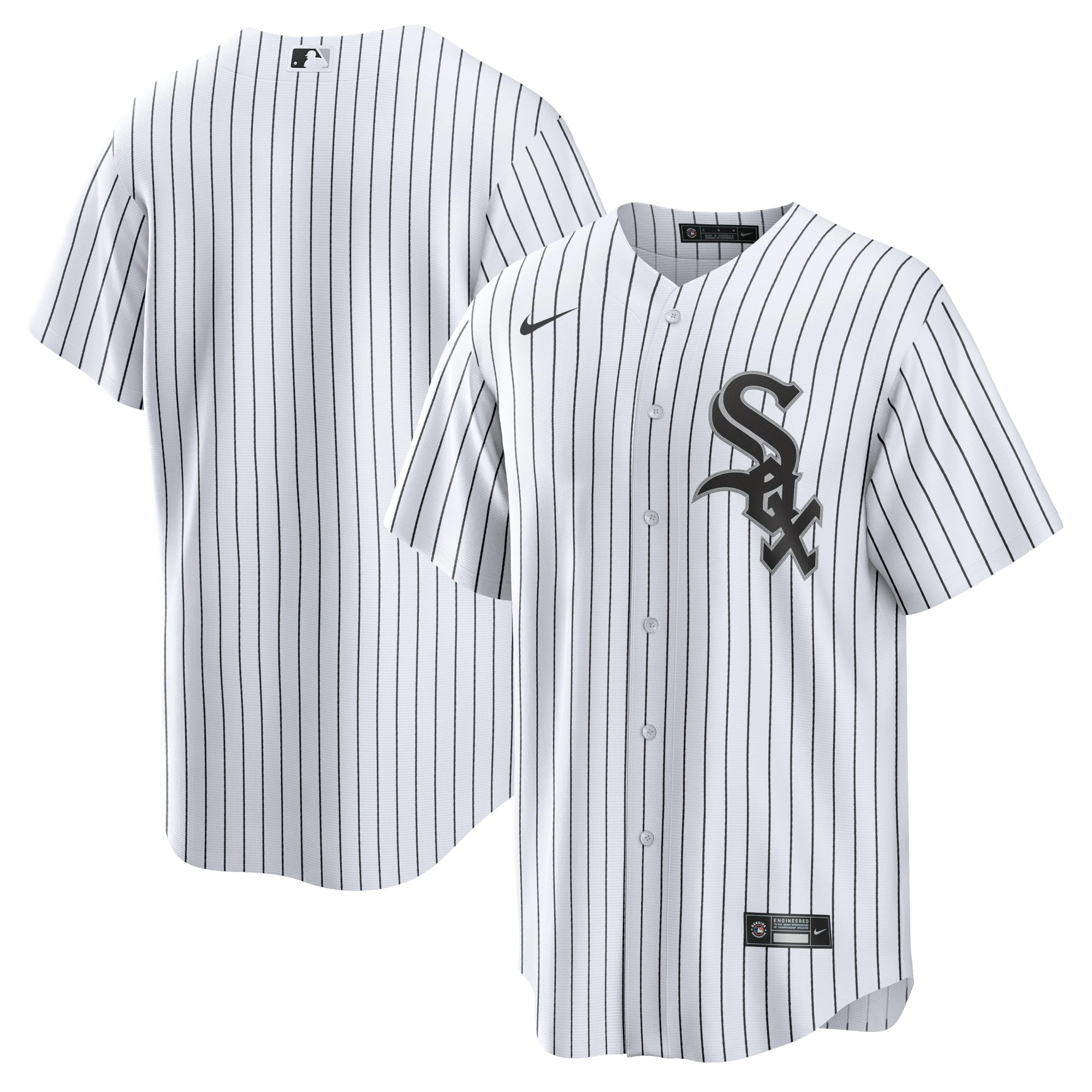 Chicago White Sox Home Blank Replica Baseball Jersey – White