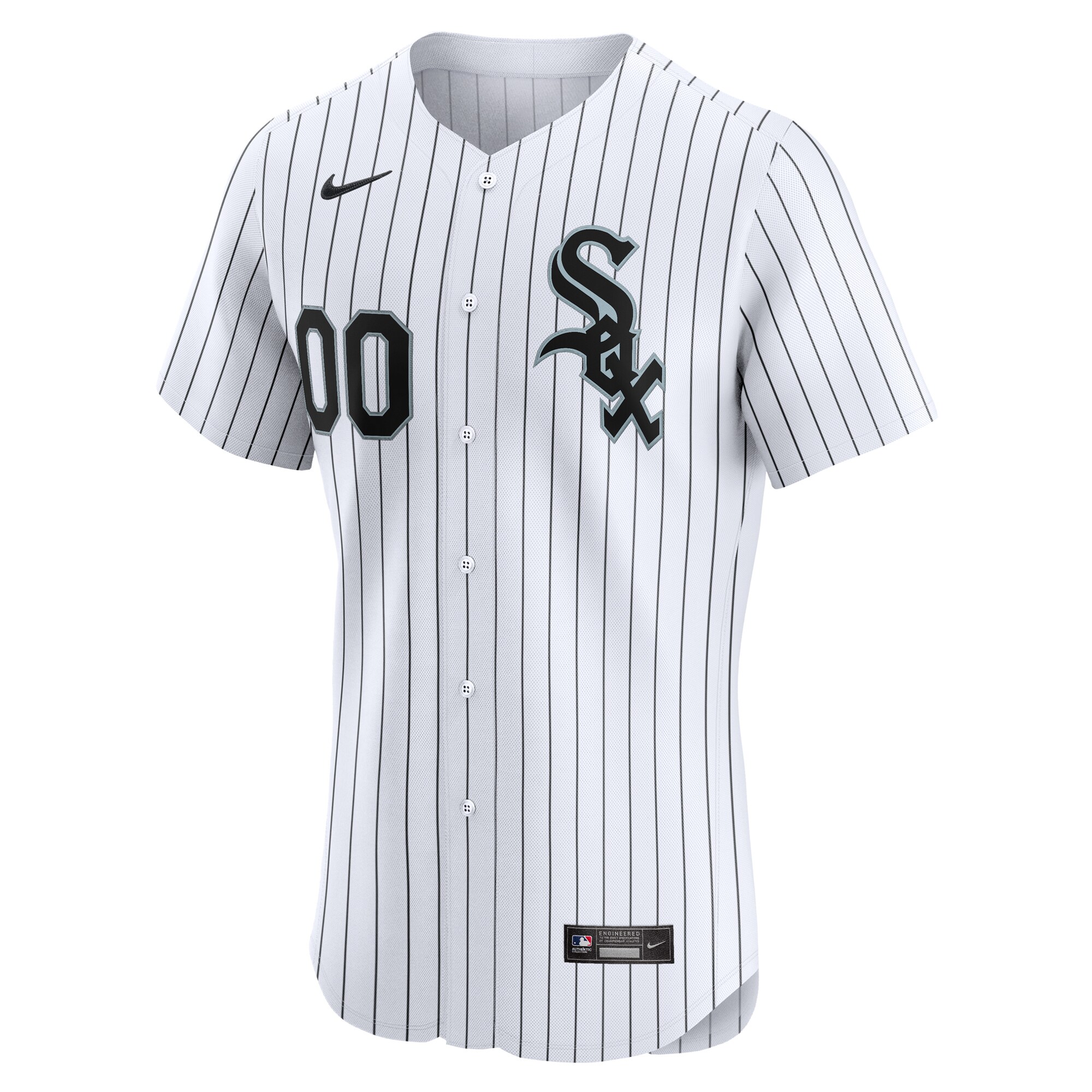 Alternative view of Chicago White Sox Home Elite Custom Baseball Jersey - White