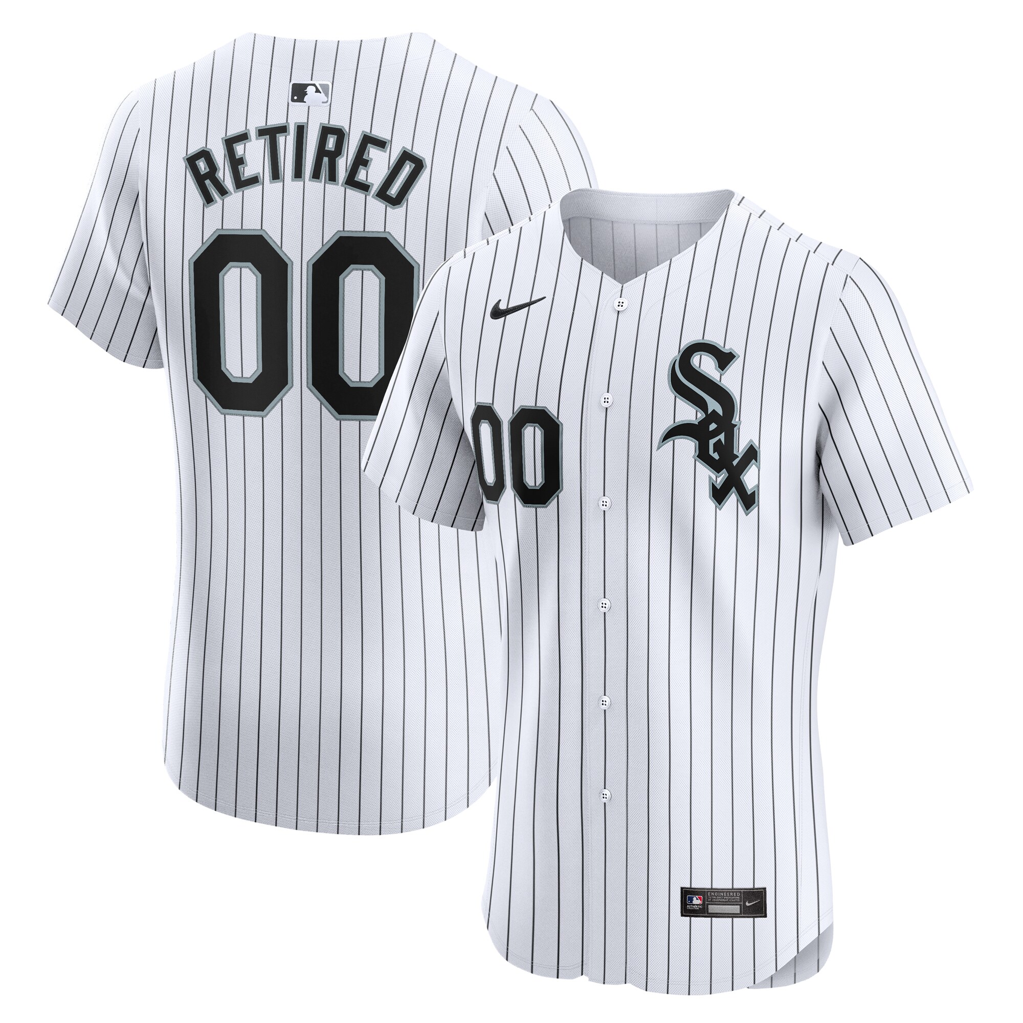 Chicago White Sox Home Elite Pick-a-player Retired Roster Baseball Jersey - White