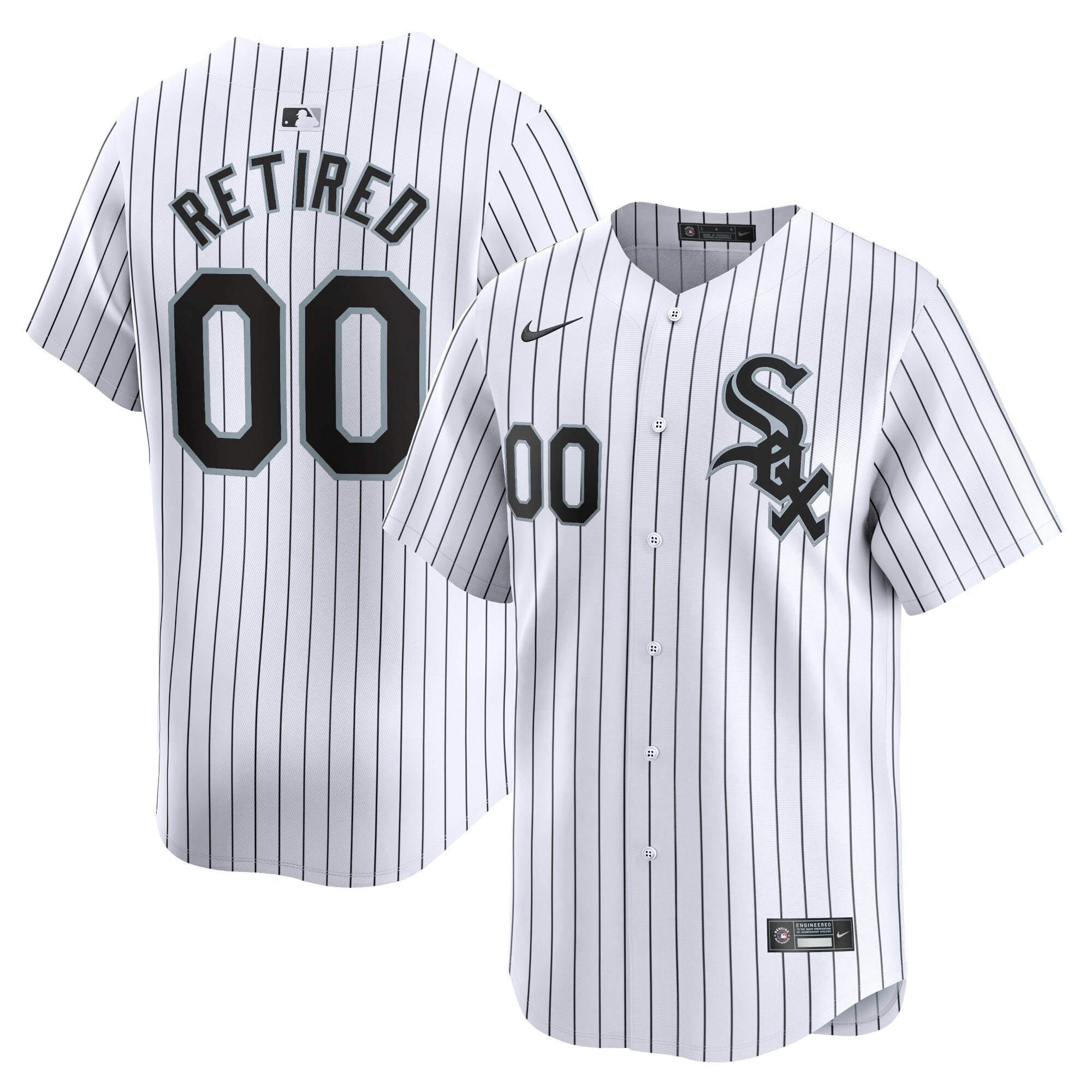 Chicago White Sox Home Limited Pick-a-player Retired Roster Baseball Jersey - White