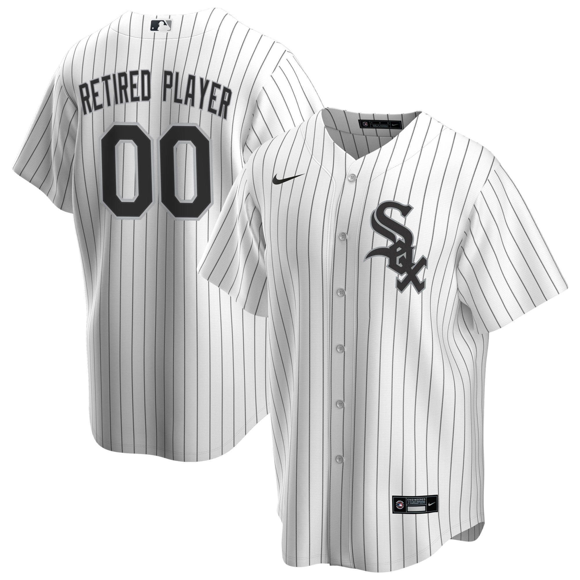 Chicago White Sox Home Pick-a-player Retired Roster Replica Baseball Jersey – White