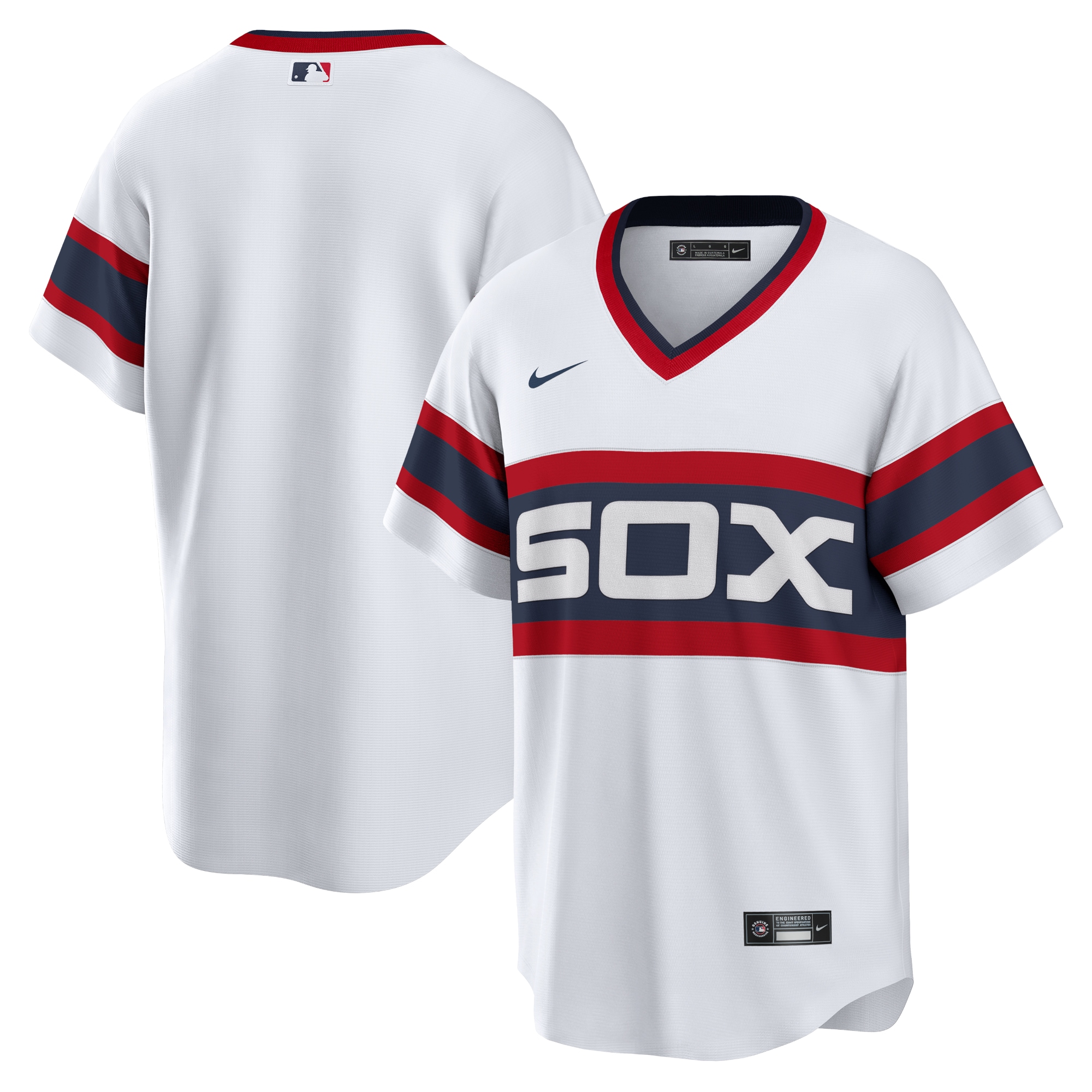 Alternative view of Chicago White Sox Home Replica Team Baseball Jersey – White