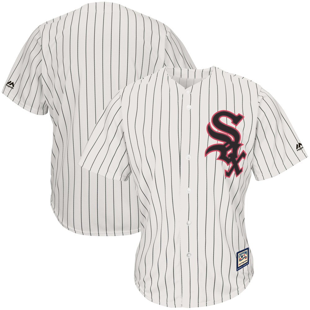 Chicago White Sox Majestic Alternate Cooperstown Cool Base Team Baseball Jersey - Cream/black