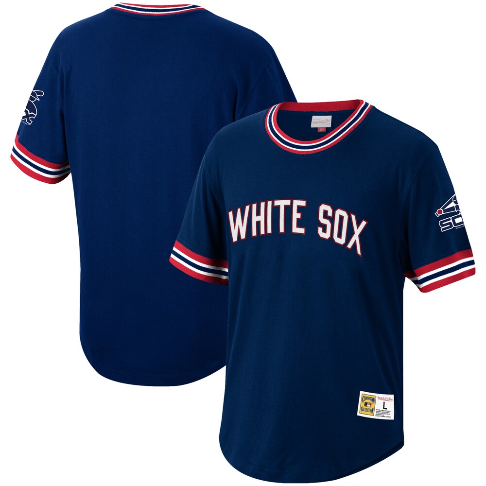 Chicago White Sox Mitchell & Ness Cooperstown Collection Wild Pitch Baseball Jersey T-shirt - Navy