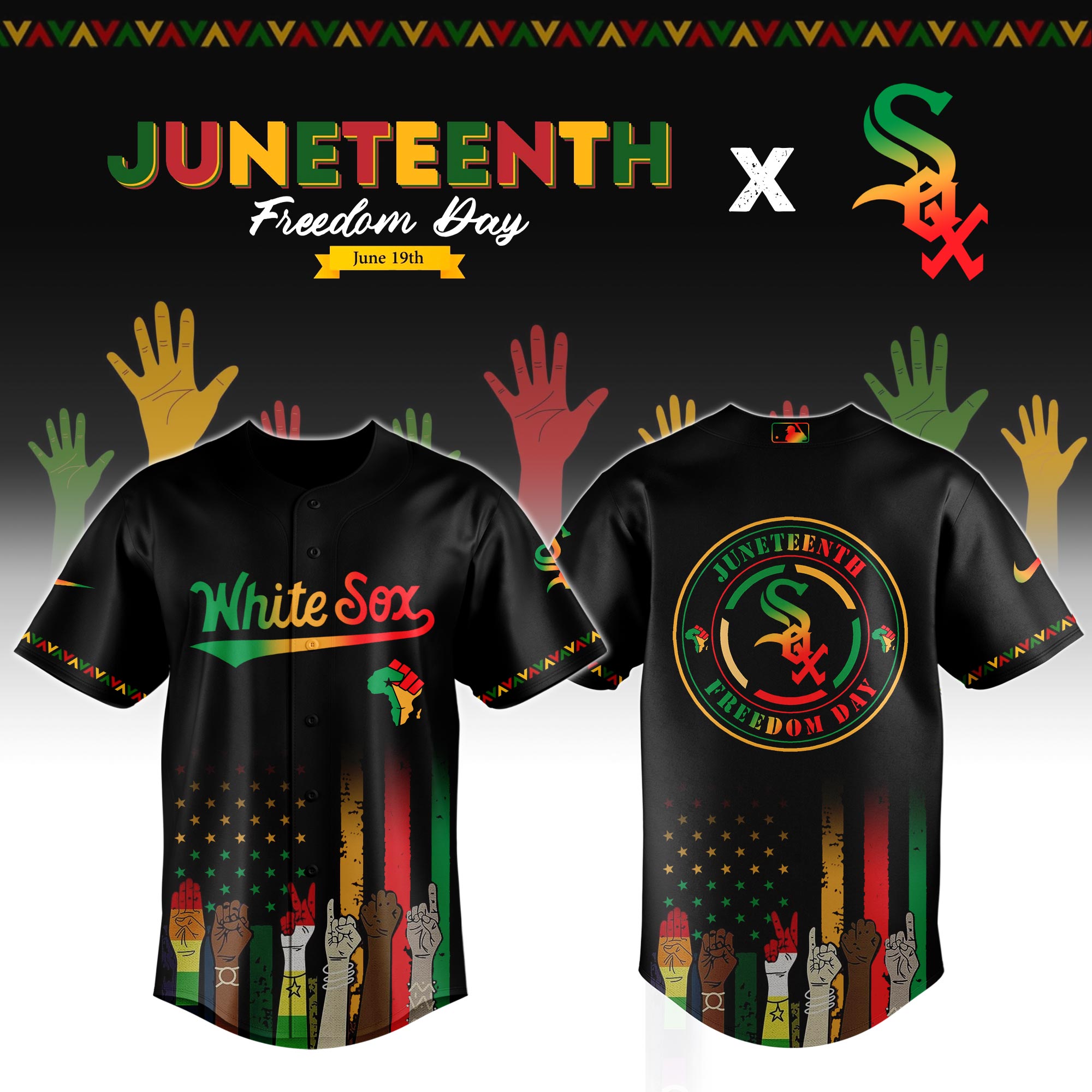Chicago White Sox Mlb X Juneteenth Baseball Jersey 2025