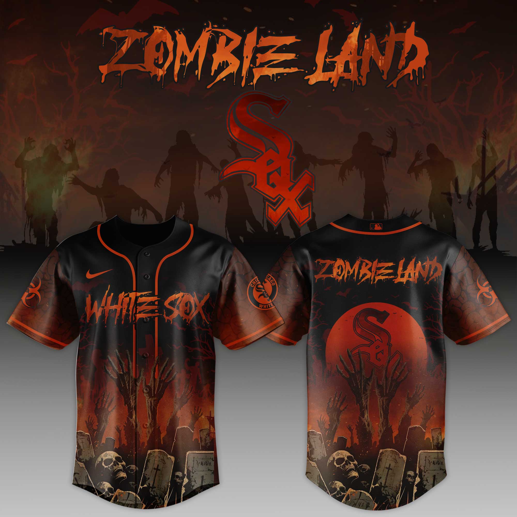 Chicago White Sox Mlb X Zombieland Baseball Jersey