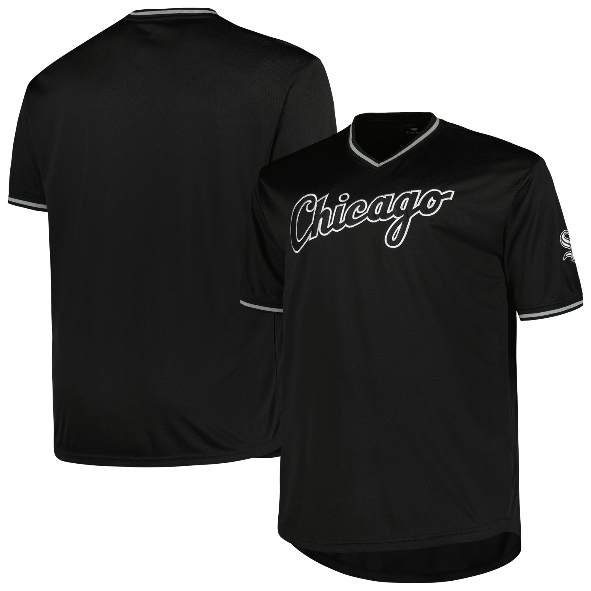 Chicago White Sox Profile Big & Tall Pop Fashion Baseball Jersey - Black