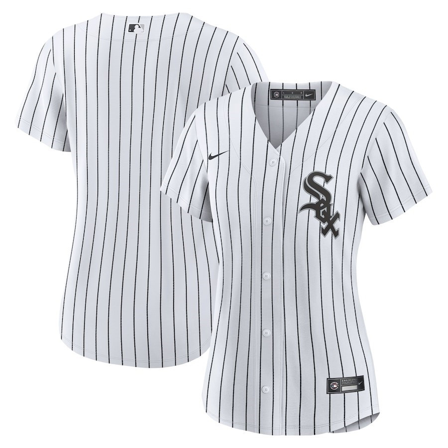 Chicago White Sox Women's Home Blank Baseball Jersey - White